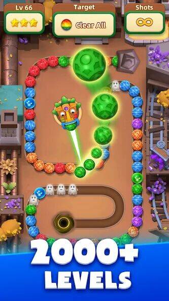Скачать взломанную Marble Master [Бесплатные покупки] MOD apk на Андроид