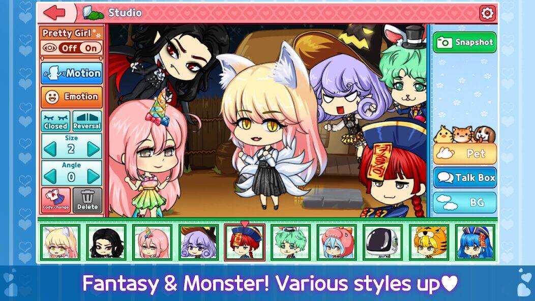 Скачать взломанную My Prettygirl Story : Dress Up [Бесплатные покупки] MOD apk на Андроид