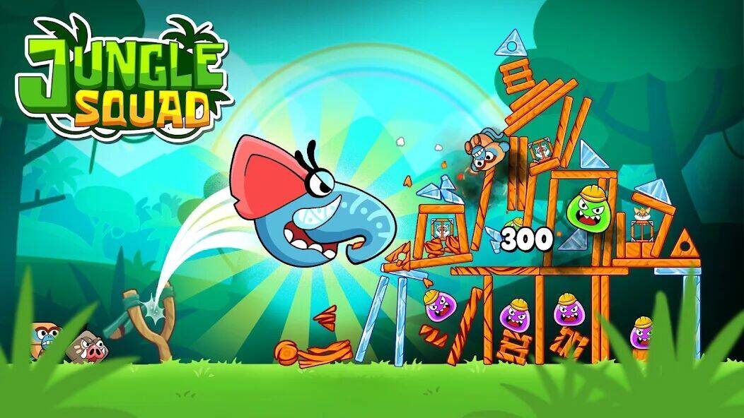 Скачать взломанную Jungle Squad: Rescue Animals [Много монет] MOD apk на Андроид