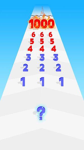 Скачать взломанную Number Merge: Run Master 3D [Много монет] MOD apk на Андроид