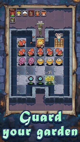 Скачать взломанную Merge Plants: Final Defense [Много монет] MOD apk на Андроид