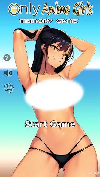 Скачать взломанную Only SexyAnimeGirls MemoryGame [Много денег] MOD apk на Андроид