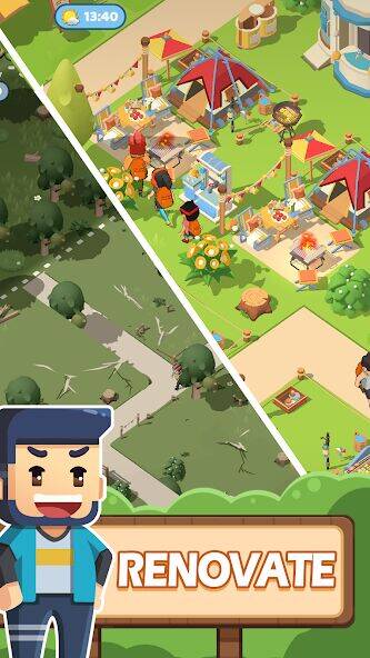 Скачать взломанную Campsite Craze: Puzzle Merge [Мод меню] MOD apk на Андроид