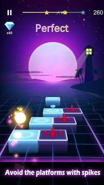 Скачать взломанную Music Crossing - The Horizon [Много денег] MOD apk на Андроид