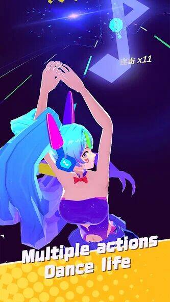 Скачать взломанную Beat Dancing EDM:music game [Бесплатные покупки] MOD apk на Андроид