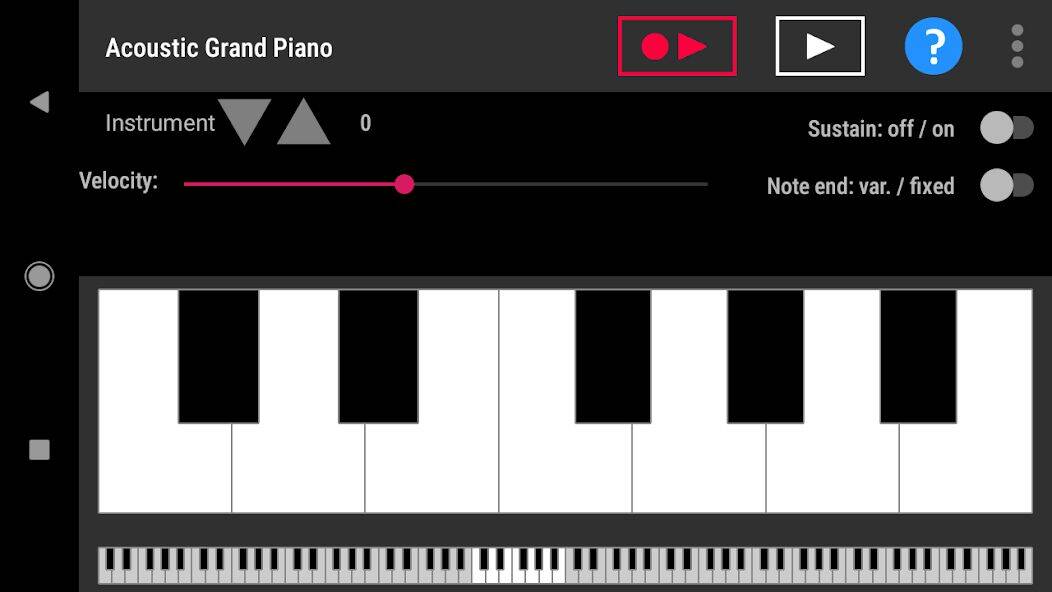 Скачать взломанную Simple piano with recorder [Бесплатные покупки] MOD apk на Андроид
