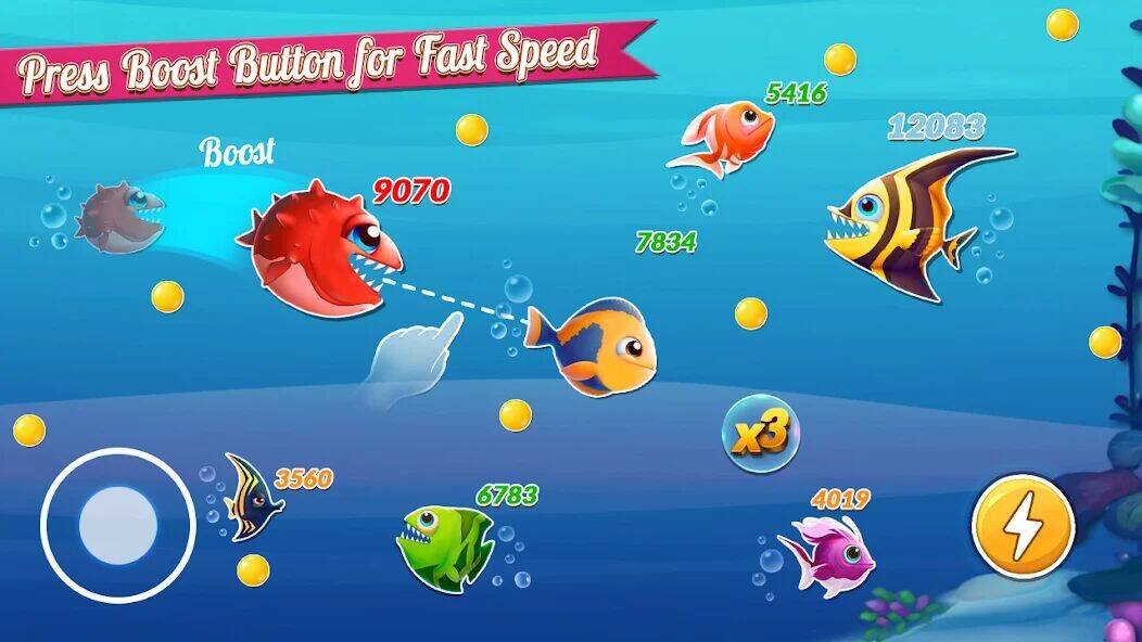 Скачать взломанную Fish IO Fish Games Shark Games [Много монет] MOD apk на Андроид