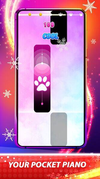 Скачать взломанную Magic Pink Tiles: Piano Game [Много монет] MOD apk на Андроид