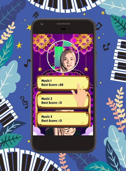 Скачать взломанную Nissa Sabyan Piano Tiles Game [Много монет] MOD apk на Андроид