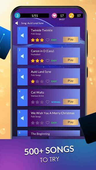 Скачать взломанную Piano Dream: почувствуй музыку [Много денег] MOD apk на Андроид