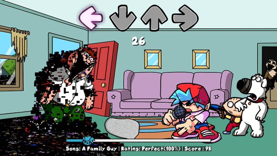 Скачать взломанную Pibby Family Darkness FNF Mod [Много монет] MOD apk на Андроид