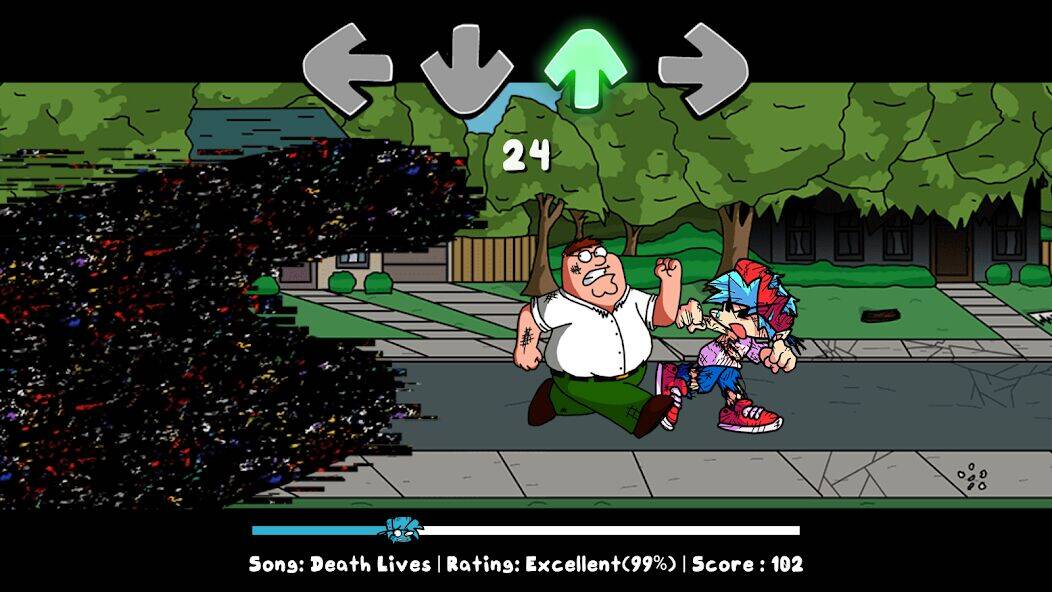 Скачать взломанную Pibby Family Darkness FNF Mod [Много монет] MOD apk на Андроид