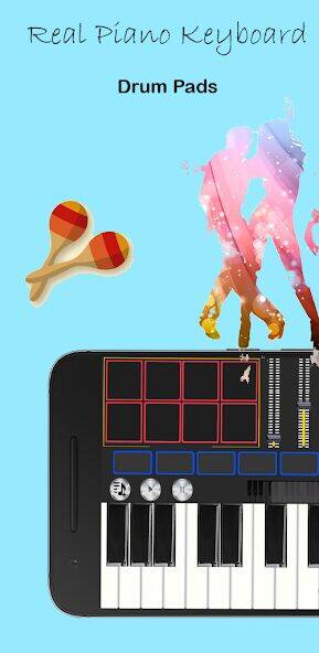 Скачать взломанную Org Piano:Real Piano Keyboard [Мод меню] MOD apk на Андроид