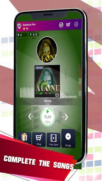 Скачать взломанную Guitarist pro [Много монет] MOD apk на Андроид