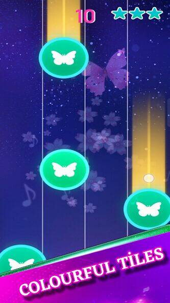 Скачать взломанную Pop Piano Fire : Magic Tiles 2 [Много монет] MOD apk на Андроид