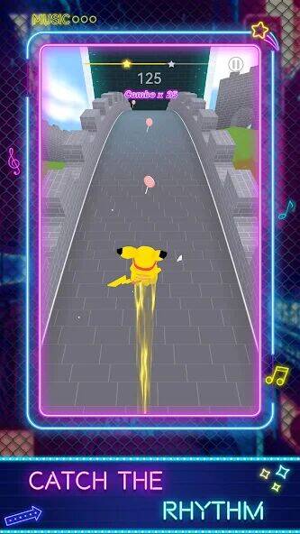 Скачать взломанную Rolling Ball 3D: Music Hop [Бесплатные покупки] MOD apk на Андроид