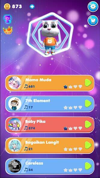Скачать взломанную EDM Tom: Cat Dancing Tiles [Бесплатные покупки] MOD apk на Андроид