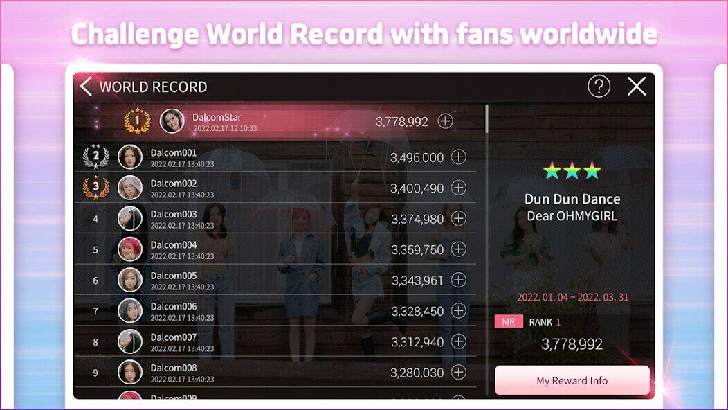 Скачать взломанную SuperStar OH MY GIRL [Бесплатные покупки] MOD apk на Андроид