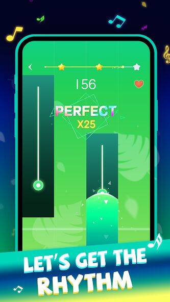 Скачать взломанную Magic Piano Tiles:music game [Много монет] MOD apk на Андроид