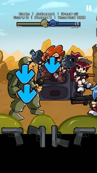 Скачать взломанную FNF VS PROJECT MSG Rebirth V1 [Мод меню] MOD apk на Андроид