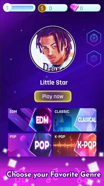 Скачать взломанную Ozuna Piano Tiles [Бесплатные покупки] MOD apk на Андроид