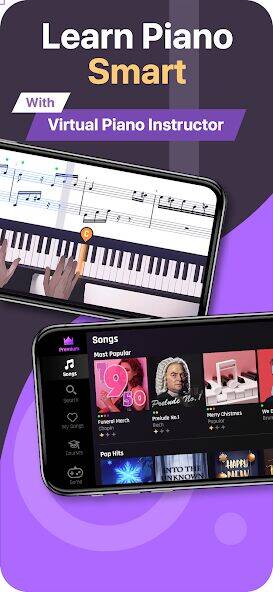 Скачать взломанную Simpia: Learn Piano Super Fast [Мод меню] MOD apk на Андроид