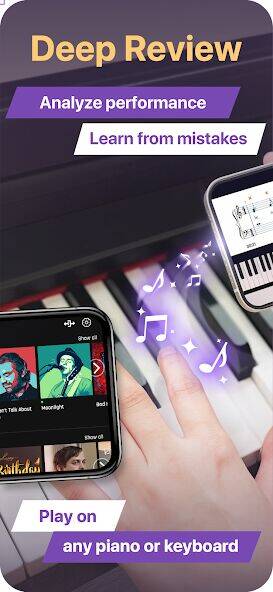 Скачать взломанную Simpia: Learn Piano Super Fast [Мод меню] MOD apk на Андроид