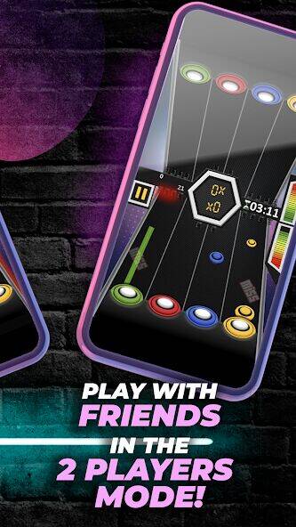 Скачать взломанную EDM - Guitar Hero: Music Game [Бесплатные покупки] MOD apk на Андроид