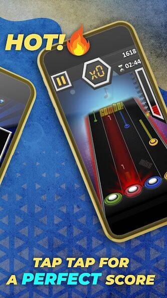 Скачать взломанную Guitar Hero Mobile: Music Game [Много монет] MOD apk на Андроид