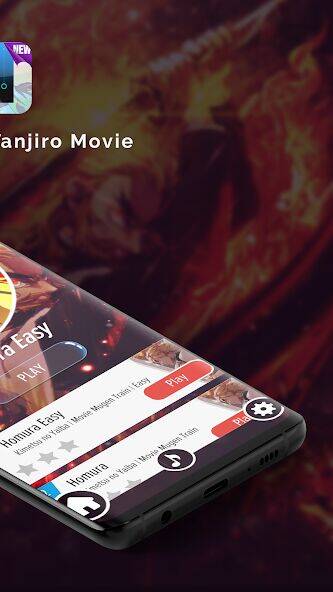 Скачать взломанную Piano Tiles Demon Slayer Anime [Много монет] MOD apk на Андроид