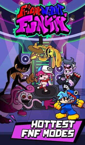 Скачать взломанную FNF Music Mod Funkin Живое шоу [Много денег] MOD apk на Андроид