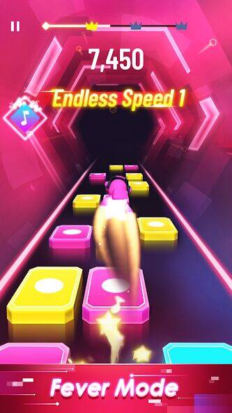 Скачать взломанную Magic Tiles Hop: EDM Rush Ball [Много монет] MOD apk на Андроид