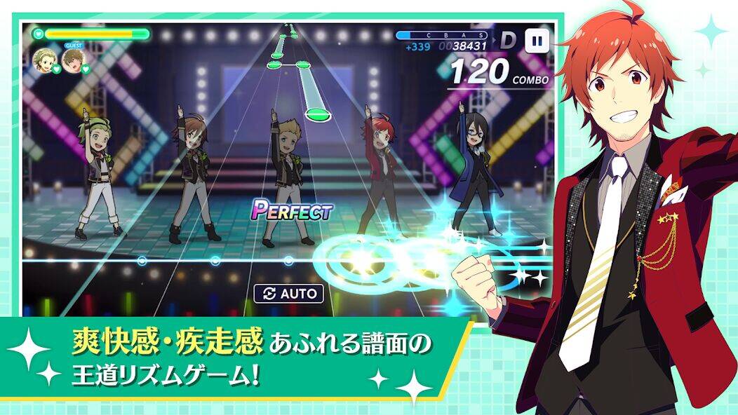 Скачать взломанную アイドルマスター SideM GROWING STARS [Много денег] MOD apk на Андроид