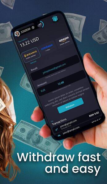 Скачать взломанную Cash Earning App Givvy Videos [Много денег] MOD apk на Андроид