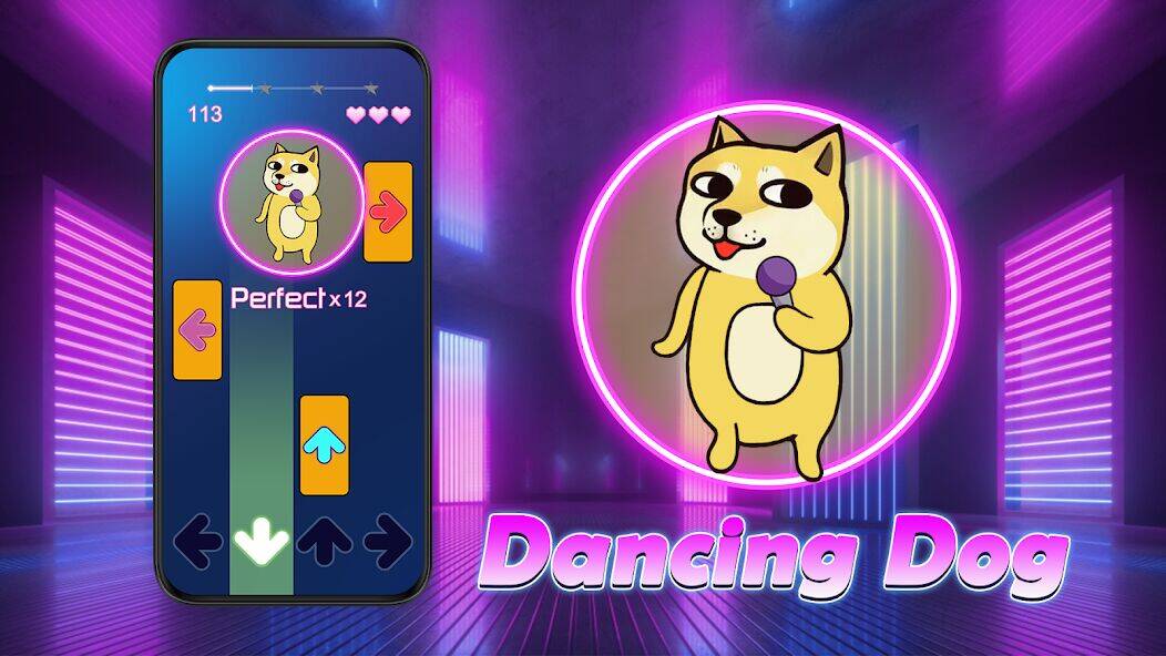 Скачать взломанную Dancing Dog - Woof Piano [Бесплатные покупки] MOD apk на Андроид
