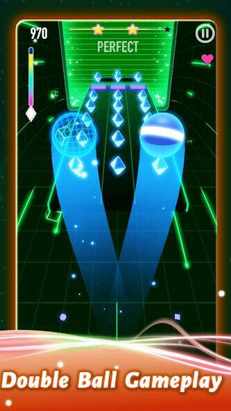 Скачать взломанную Rolling Twins - Dancing Ball [Мод меню] MOD apk на Андроид