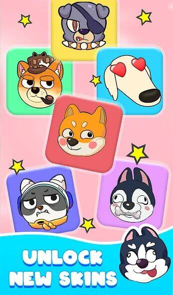Скачать взломанную Connect Doge: Draw Love Lines [Много монет] MOD apk на Андроид