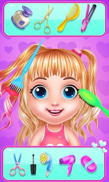 Скачать взломанную Baby Girl Caring Pinky Style [Много монет] MOD apk на Андроид