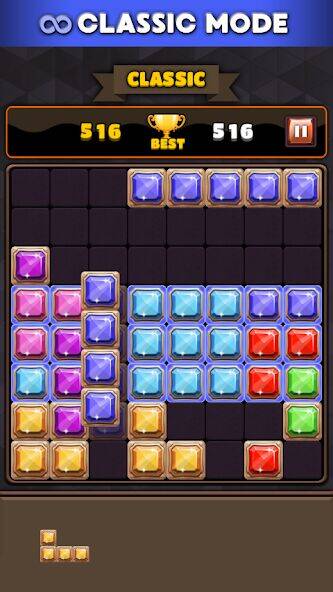 Скачать взломанную Block Puzzle 8x8 [Много монет] MOD apk на Андроид