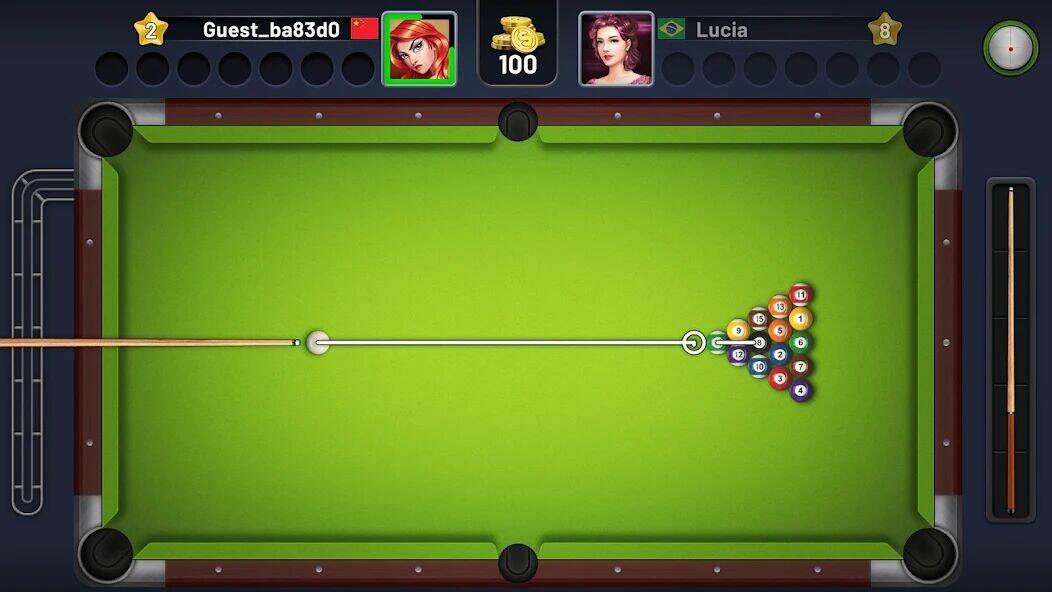 Скачать взломанную 8 Pool Clash [Много монет] MOD apk на Андроид