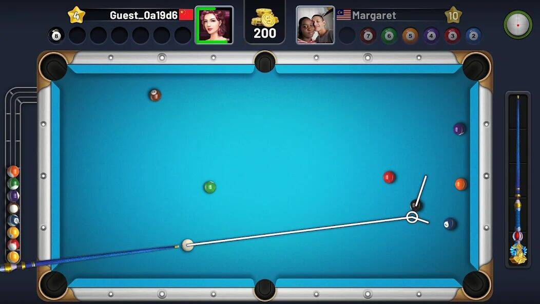 Скачать взломанную 8 Pool Clash [Много монет] MOD apk на Андроид