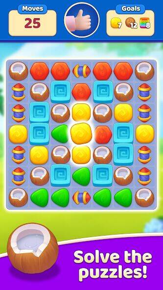Скачать взломанную EverMatch 3 Game [Много монет] MOD apk на Андроид