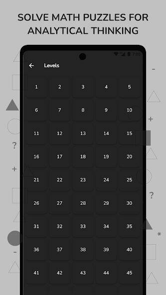 Скачать взломанную Math Puzzles & Brain Riddles [Много денег] MOD apk на Андроид