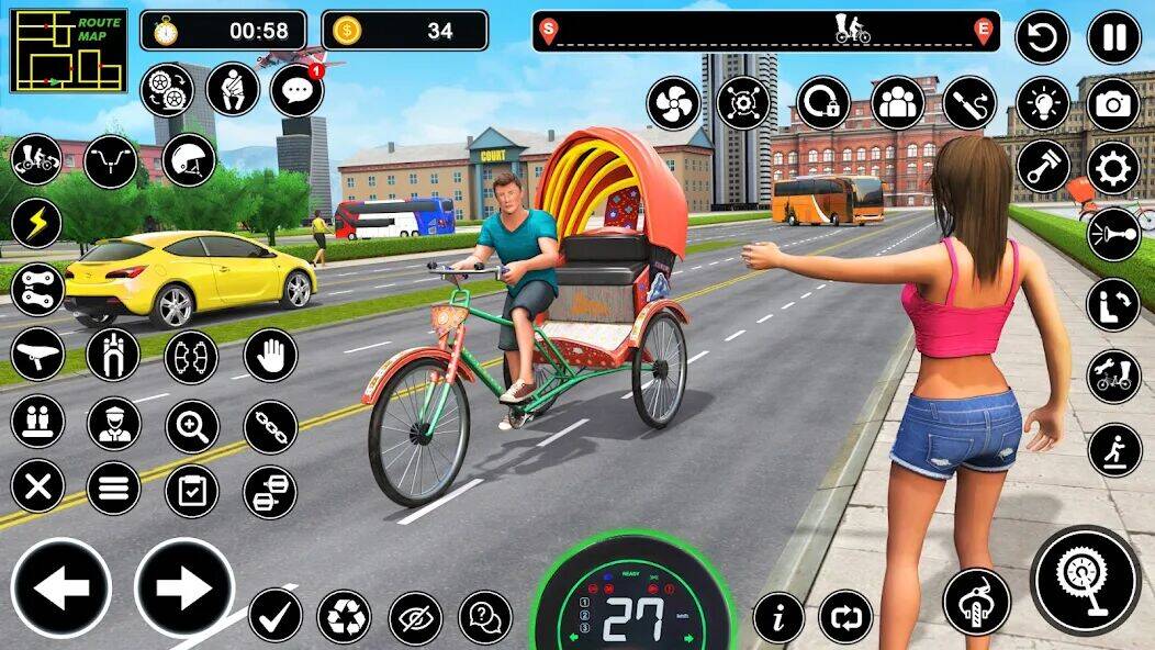 Скачать взломанную BMX Cycle Games 3D Cycle Race [Мод меню] MOD apk на Андроид