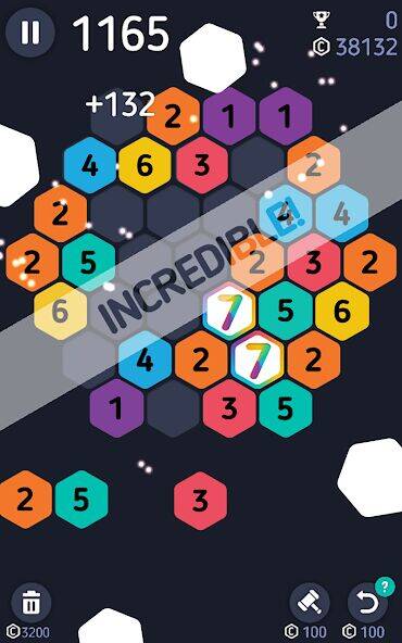 Скачать взломанную Make7! Hexa Puzzle [Много денег] MOD apk на Андроид