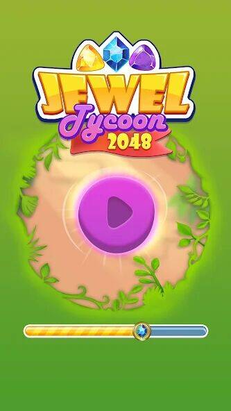 Скачать взломанную Jewel Tycoon 2048 [Бесплатные покупки] MOD apk на Андроид