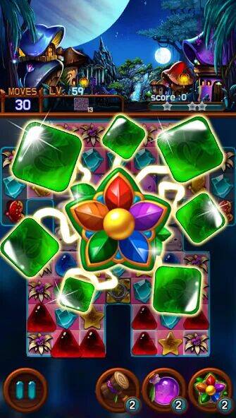 Скачать взломанную Jewel Galaxy [Бесплатные покупки] MOD apk на Андроид
