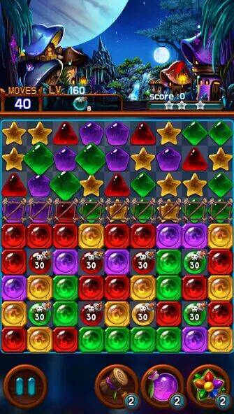 Скачать взломанную Jewel Galaxy [Бесплатные покупки] MOD apk на Андроид