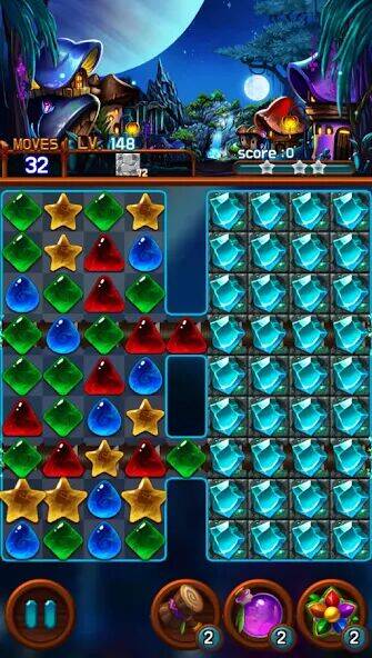 Скачать взломанную Jewel Galaxy [Бесплатные покупки] MOD apk на Андроид