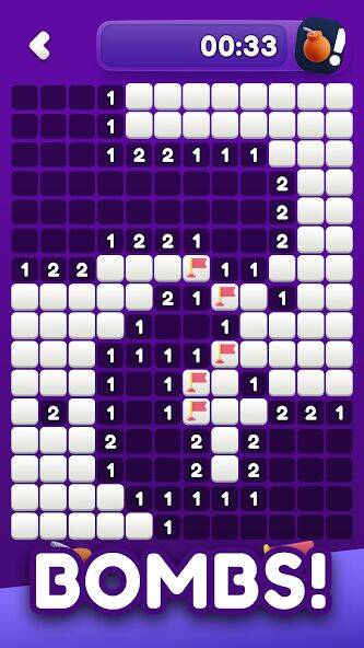 Скачать взломанную Minesweeper Bomb Logic Puzzles [Мод меню] MOD apk на Андроид